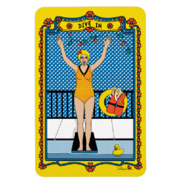 Sumérgete Imán para refrigerador de 4x6