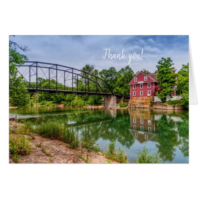 Summer At War Eagle Mill Tarjeta de agradecimiento (Anverso (Horizontal))