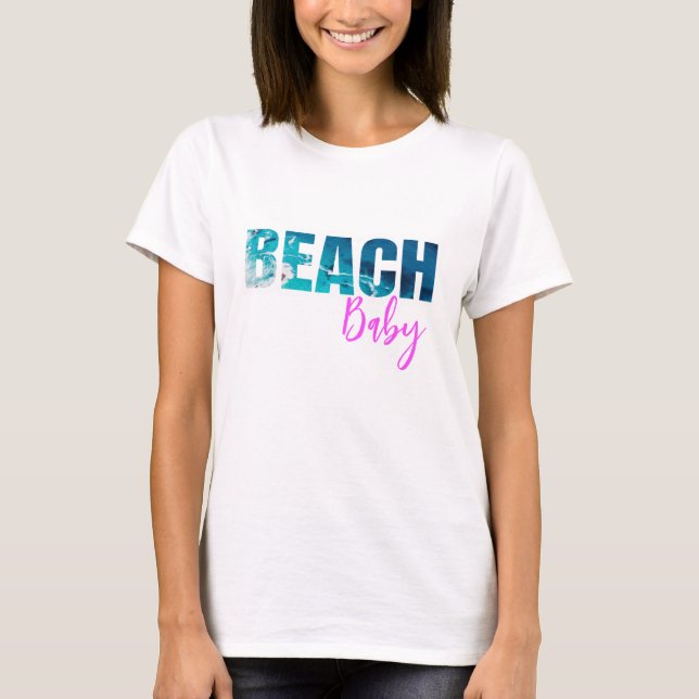 Summer Beach Baby Casual - Camiseta para las damas (Anverso)