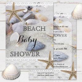 Summer Beach congela invitación a Baby Shower