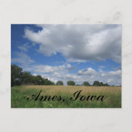 Summer Iowa Prairie Ames, postales de Iowa