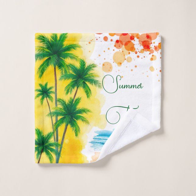 “Summer Time” beach design (Toallita)