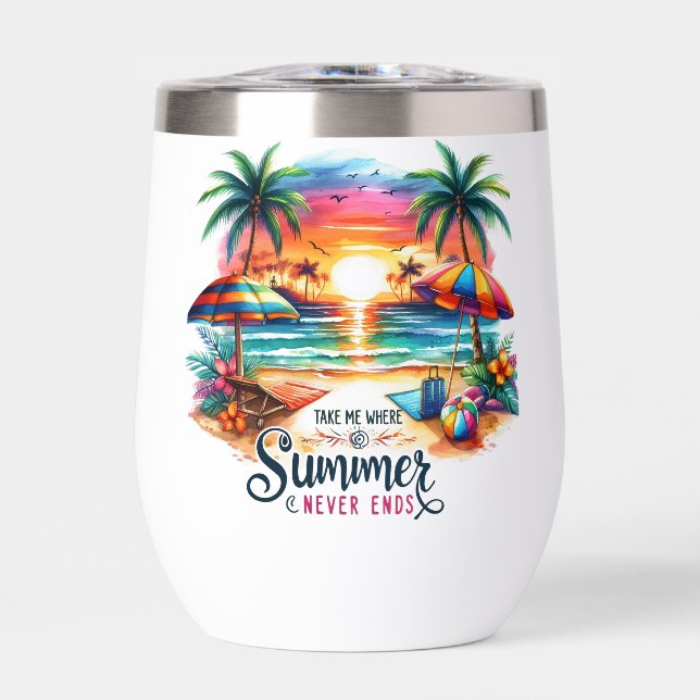 Summer Vibes Brushstrot Beach Sunset-34626 (Frente)