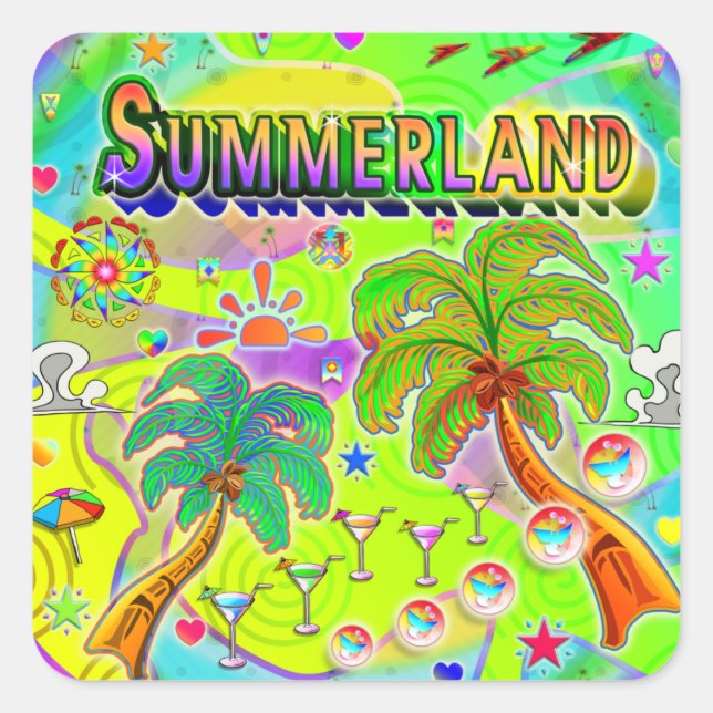 Summerland Mind Focus Pegatina (Anverso)