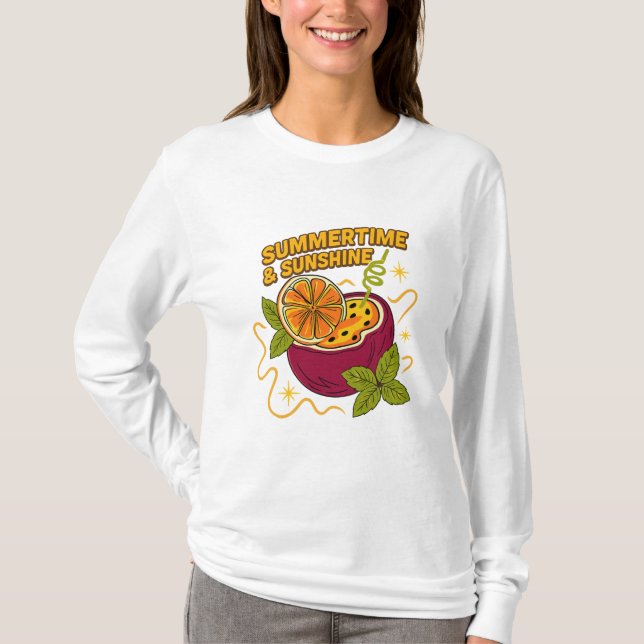Summertime & Sunshine - Camisa de vibraciones trop (Anverso)