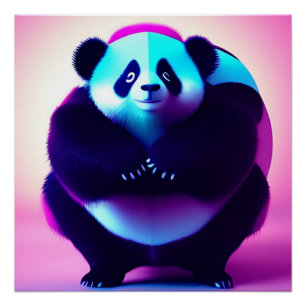 Sumo Panda El Lavador De Bambú, Poster