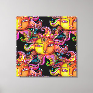 SUN Arte Contemporáneo de Canvas