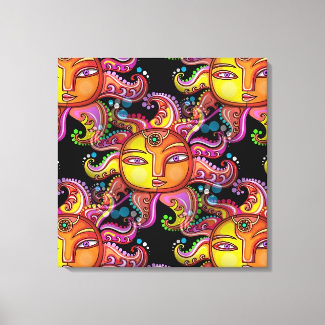 SUN Arte Contemporáneo de Canvas (Anverso)