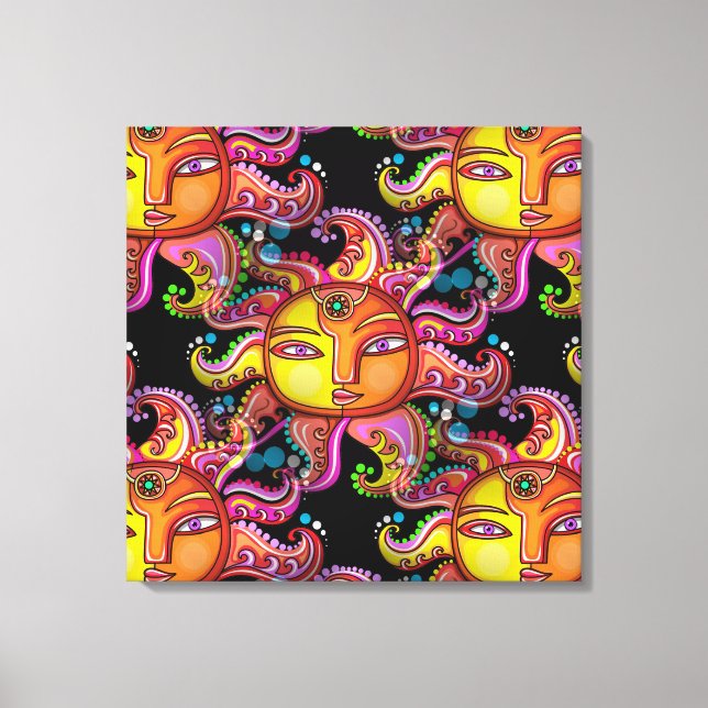 SUN Arte Contemporáneo de Canvas (Anverso)