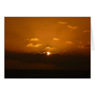 Sun Behind Clouds I Naranja Sunset Photo