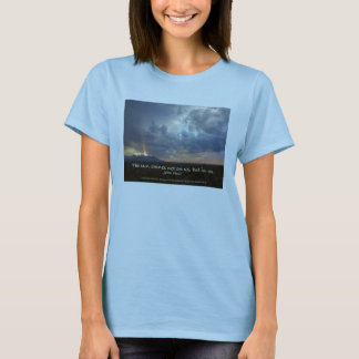 Sun brilla la camiseta de las mujeres de John Muir