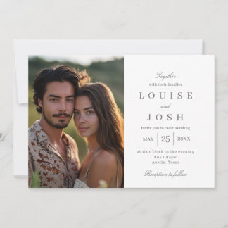 SUN de la invitación a la boda fotográfica unida