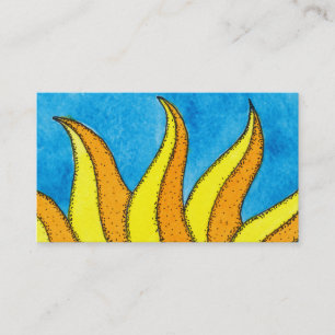 Sun irradia la tarjeta de visita