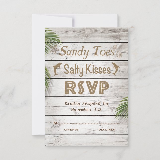 Sun Kiss salados de sandy Toes RSVP (Anverso)