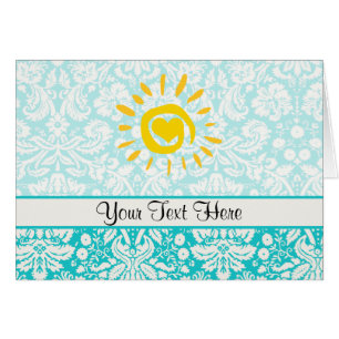 Sun lindo; Damasco verde azulado