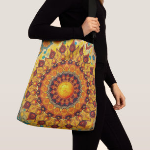 Sun Mandala - Bolsa Crossbody, Bolsa Tote