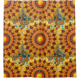 Sun Mandala - Cortina de ducha