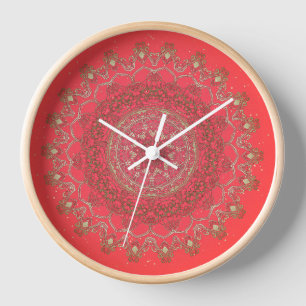 Sun Mandala - Reloj de pared