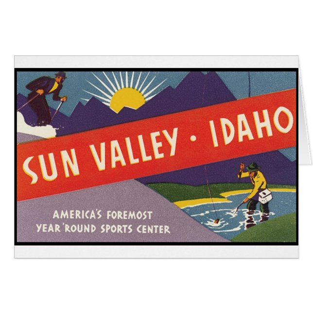 Sun Valley Idaho (Anverso (Horizontal))