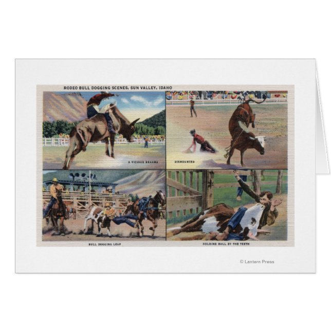 Sun Valley, IDRodeo Escenas de perros toros (Anverso (Horizontal))