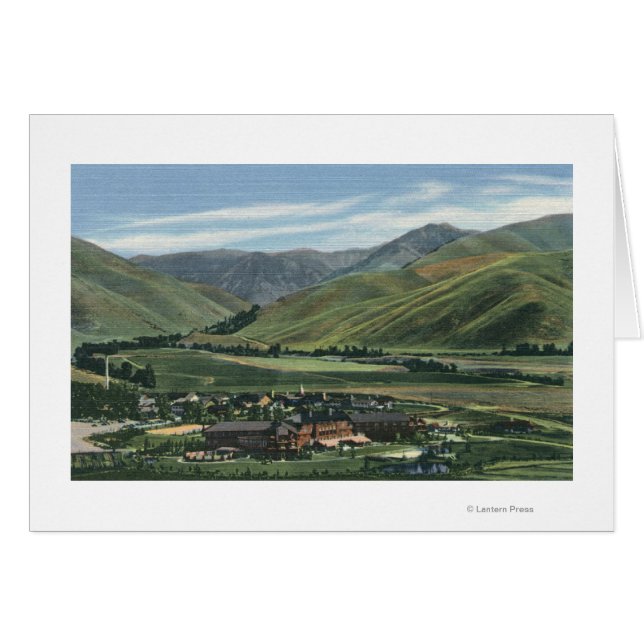 Sun Valley, IDSummer Scene of Sun Valley Lodge (Anverso (Horizontal))
