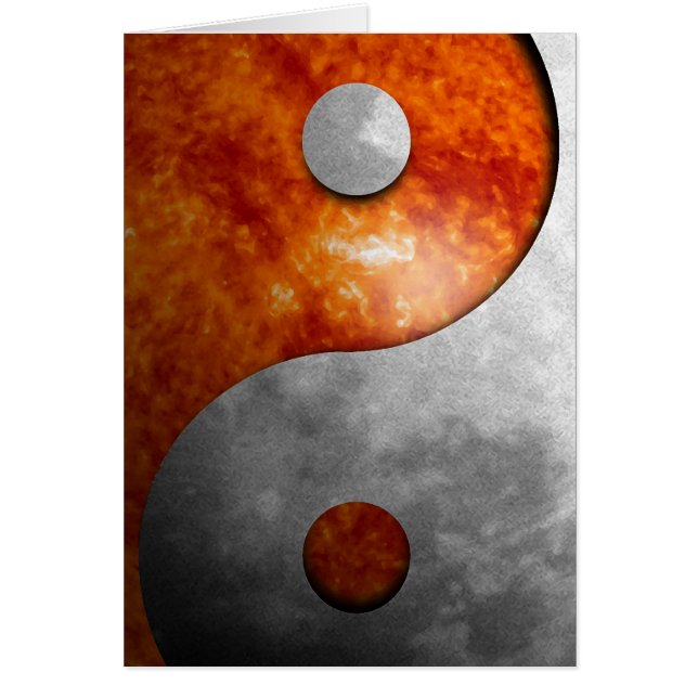 Sun y luna Yin y símbolo de Yang (Frente)