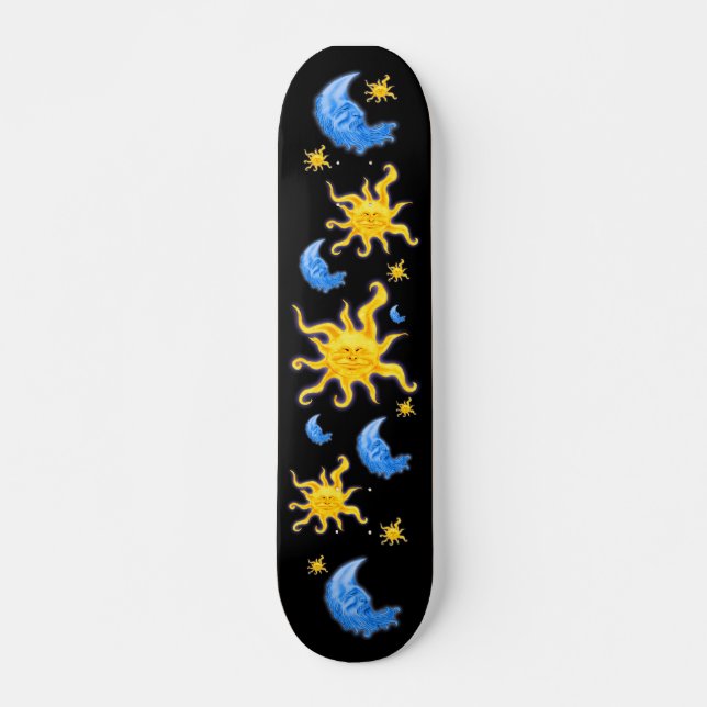 Sun y monopatín de la luna (Anverso )