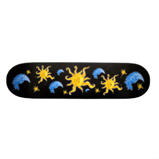 Sun y monopatín de la luna