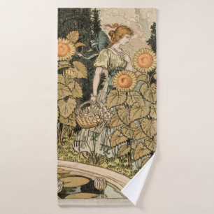 Sunflower Art Nouveau Garden Grasset Mujer