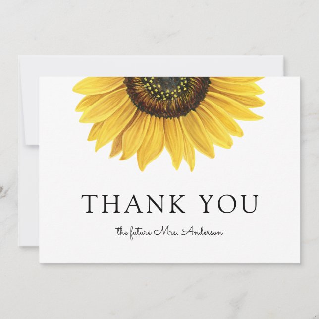 Sunflower Bridal Shower (Anverso)