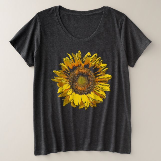 Sunflower brillante y glorioso (Anverso del diseño)