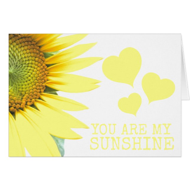 Sunflower Eres mi El día de San Valentín Sunshine  (Anverso (Horizontal))