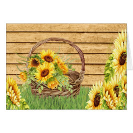 Sunflower Gracias, Thinking of You o Blank Note