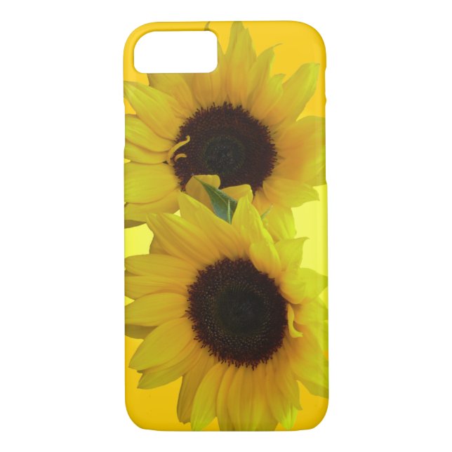 Sunflower iPhone 7 funda Sunflower iPhone 7 funda (Reverso)