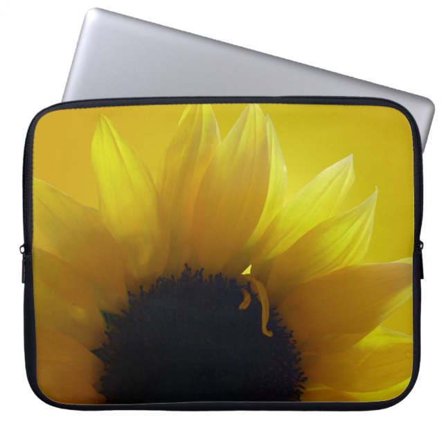 Sunflower Laptop Funda Sunflower Portátil Sleeve (Frente)