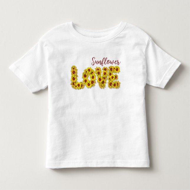 Sunflower Love Toddler Top (Anverso)