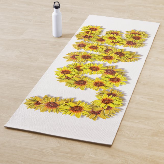 Sunflower Love Yoga Mat (In situ)