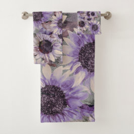Sunflower Mauve Patterned