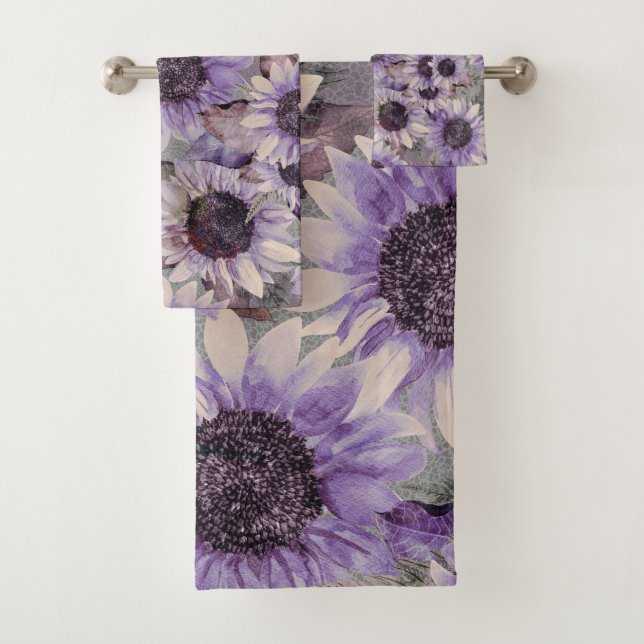 Sunflower Mauve Patterned (In situ)