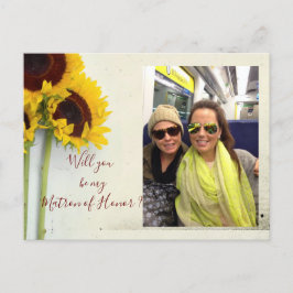 Sunflower Serás Mi Invitación De La Novia