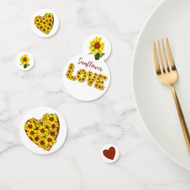 Sunflower Table Confetti (Grupo)