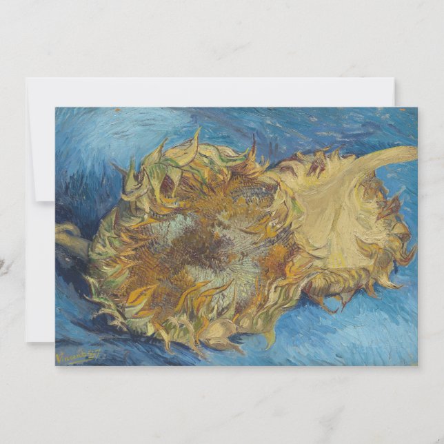 Sunflower | Vincent van Gogh (Anverso)