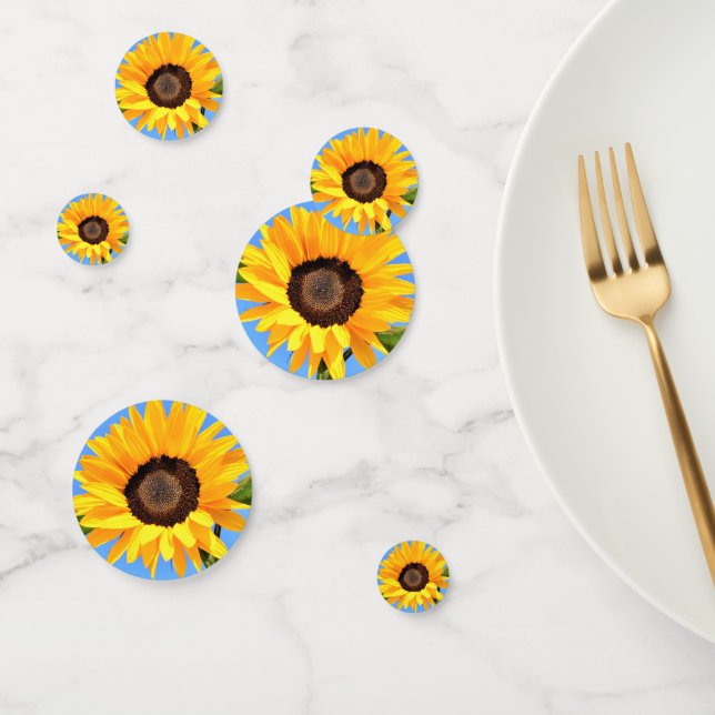 Sunflowers Amarillo Confetti Blue Sky (Grupo)