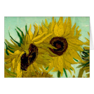 Sunflowers en un Bella Artes Vase Van Gogh