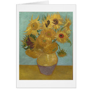 Sunflowers in a Vase (F455) Van Gogh Bella Artes