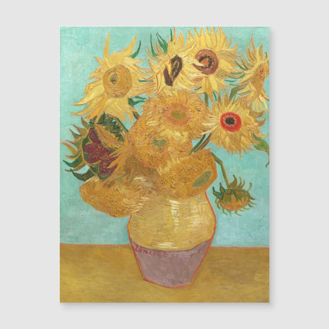 Sunflowers Vincent van Gogh (Anverso)