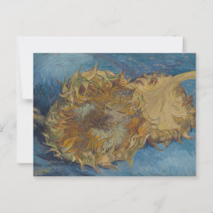 Sunflowers - Vincent van Gogh   Postal Bella Artes