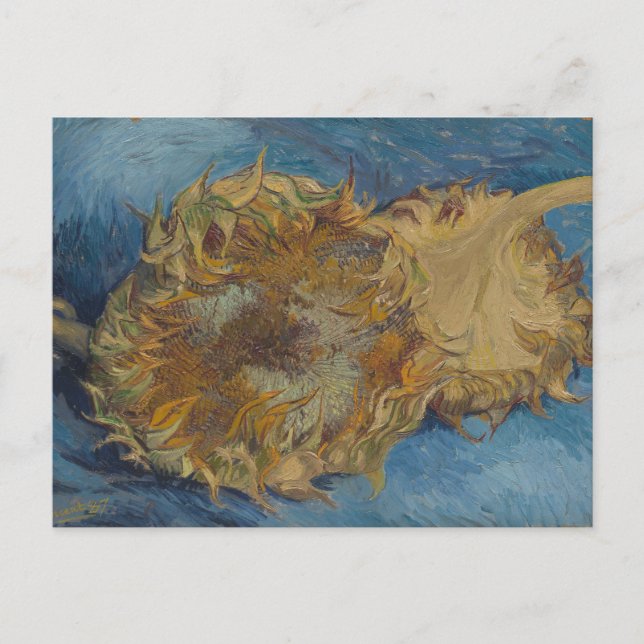 Sunflowers - Vincent van Gogh | Postal Bella Artes (Anverso)
