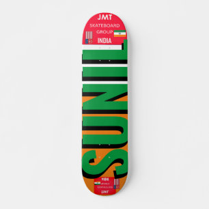 SUNNIL JMT INDIA 7 3/4" Cubierta de Skateboard