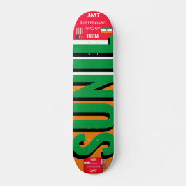 SUNNIL JMT INDIA 7 3/4" cubierta para skateboard
